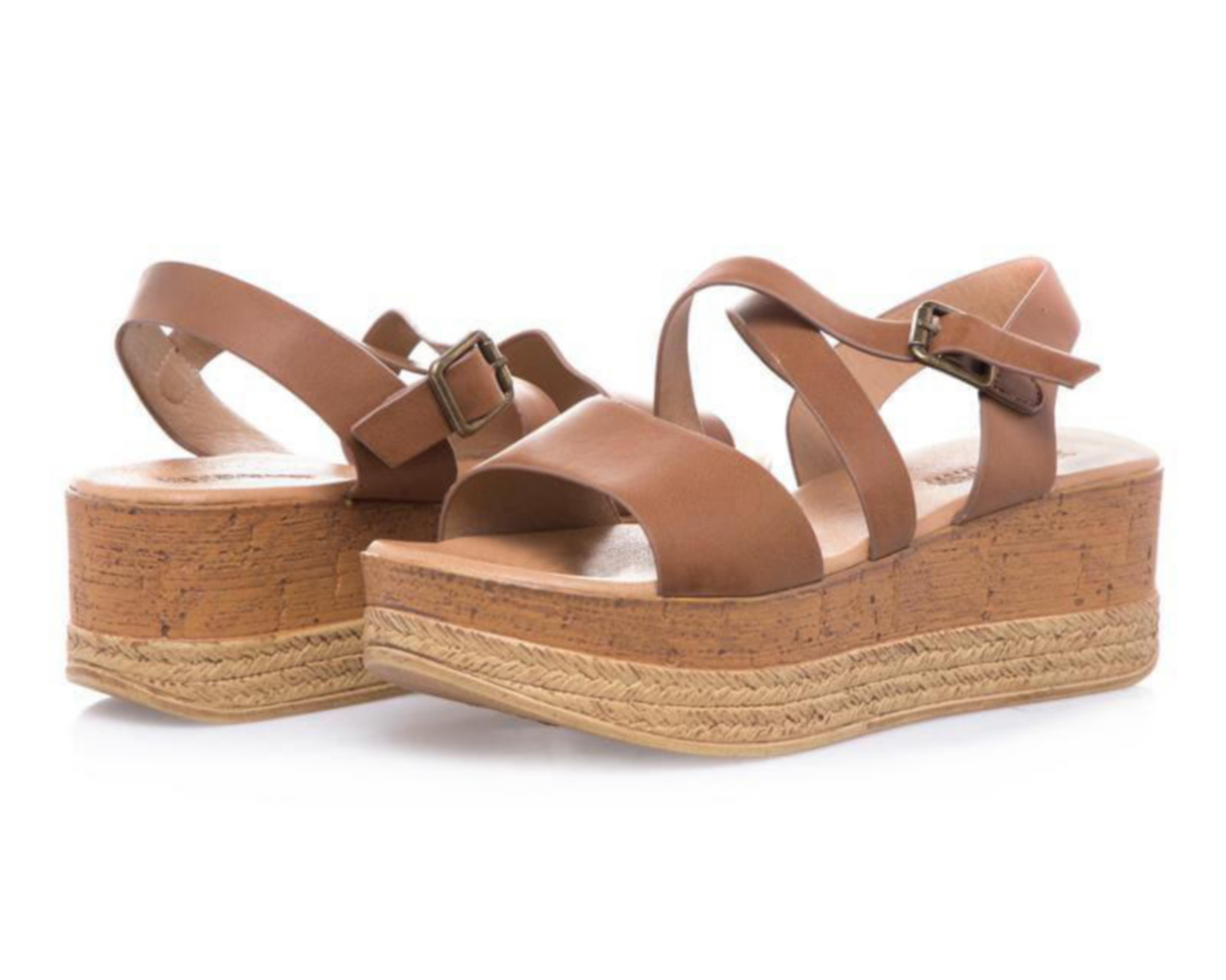 zapatillas plateadas coppel