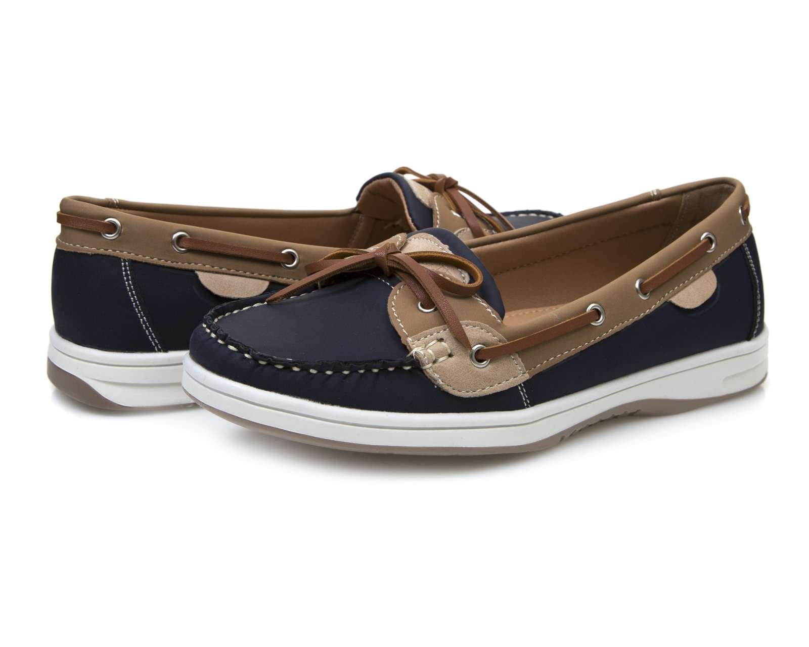 Zapatos Marca York Team Polo Club Color Azul Para Mujer 8006972