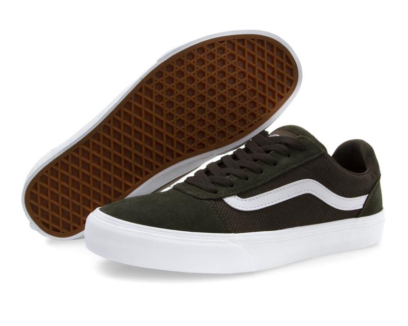 tenis vans hombre verdes