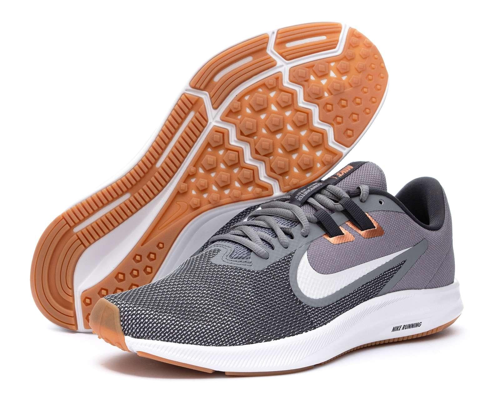 tenis nike hombre gris