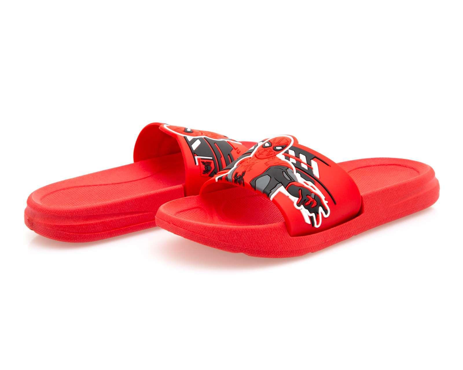 sandalias rojas