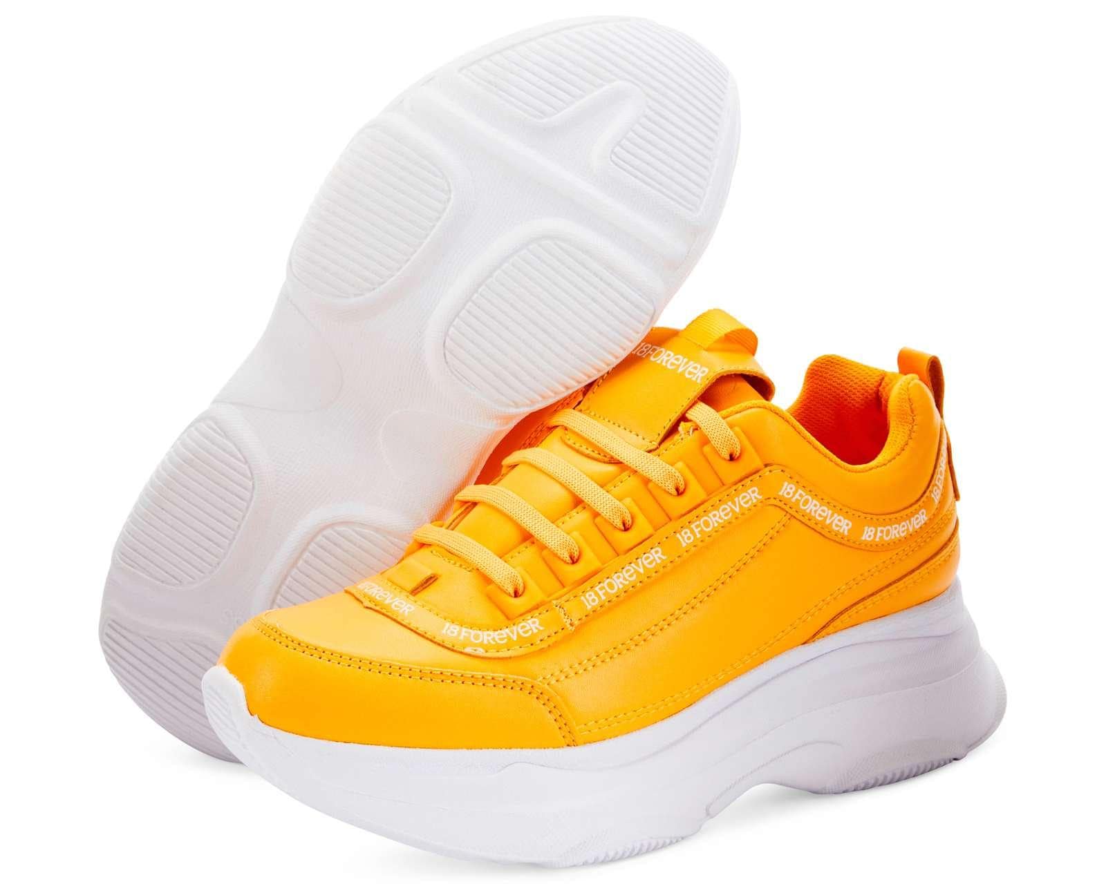 tenis puma color mostaza