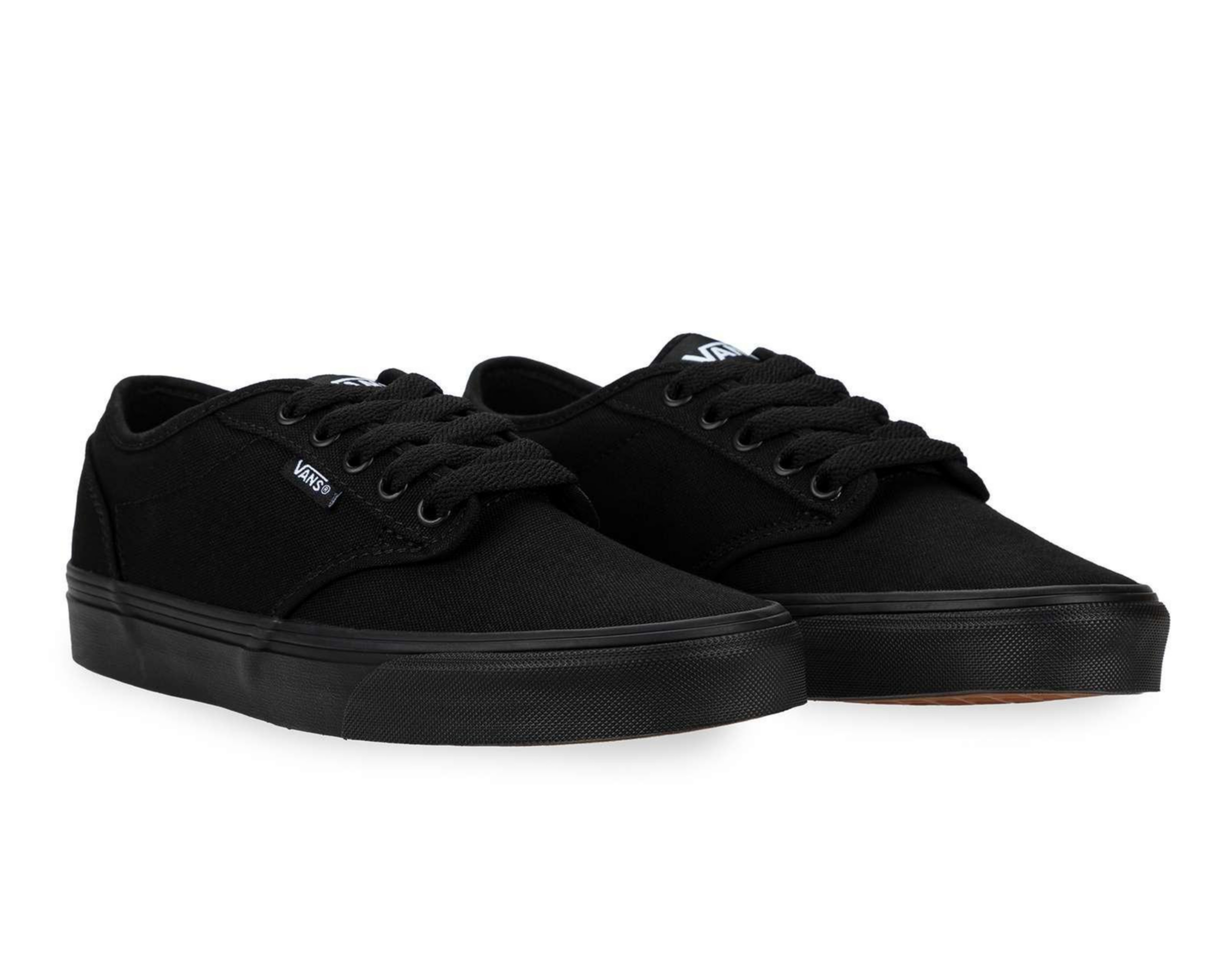 vans negros para hombre