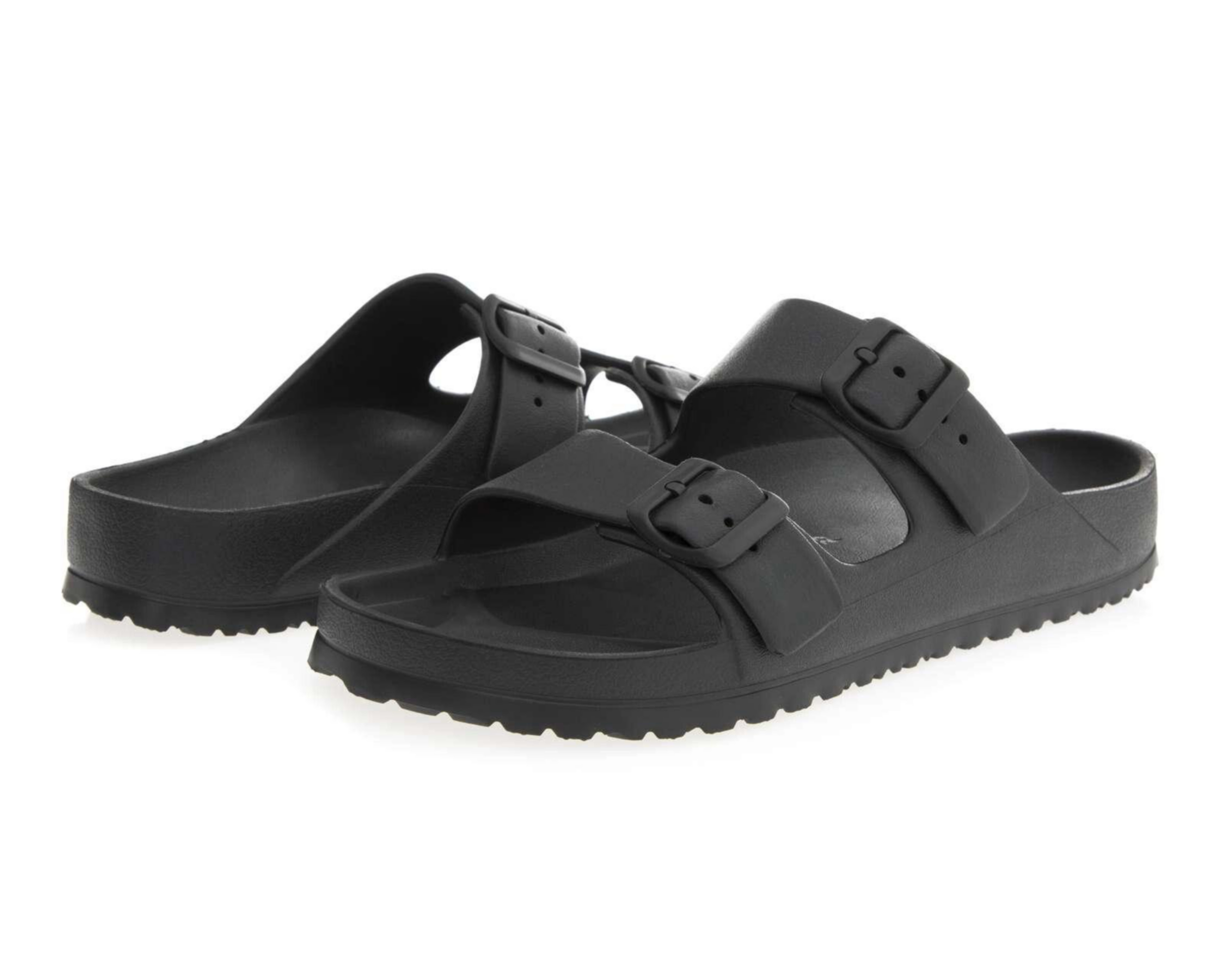 sandalias negras para hombre