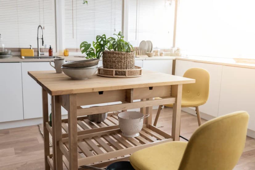 Mesas multiusos: el secreto para organizar y optimizar tu cocina