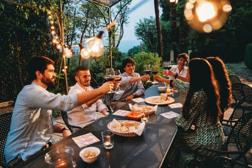 Guirnaldas LED vintage focos para jardín y terraza